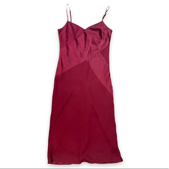 J. Crew Burgundy Midi Dress - Picture 2 of 12